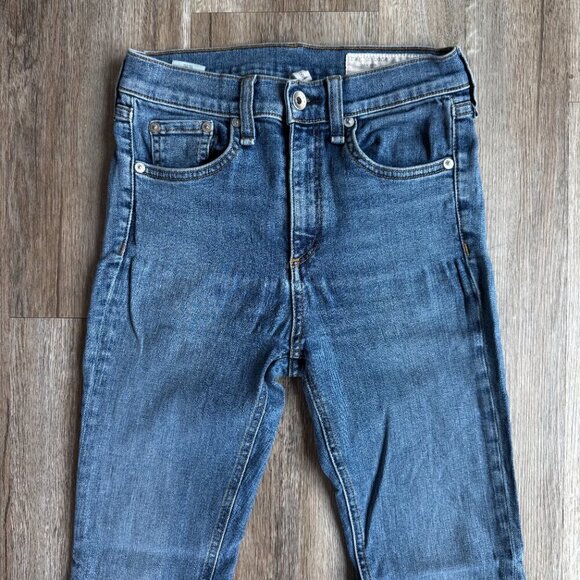 Rag & Bone High Rise Skinny Ankle Jeans Size 26 - Picture 2 of 5